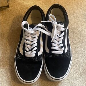 Vans Classic Black and White Sneakers